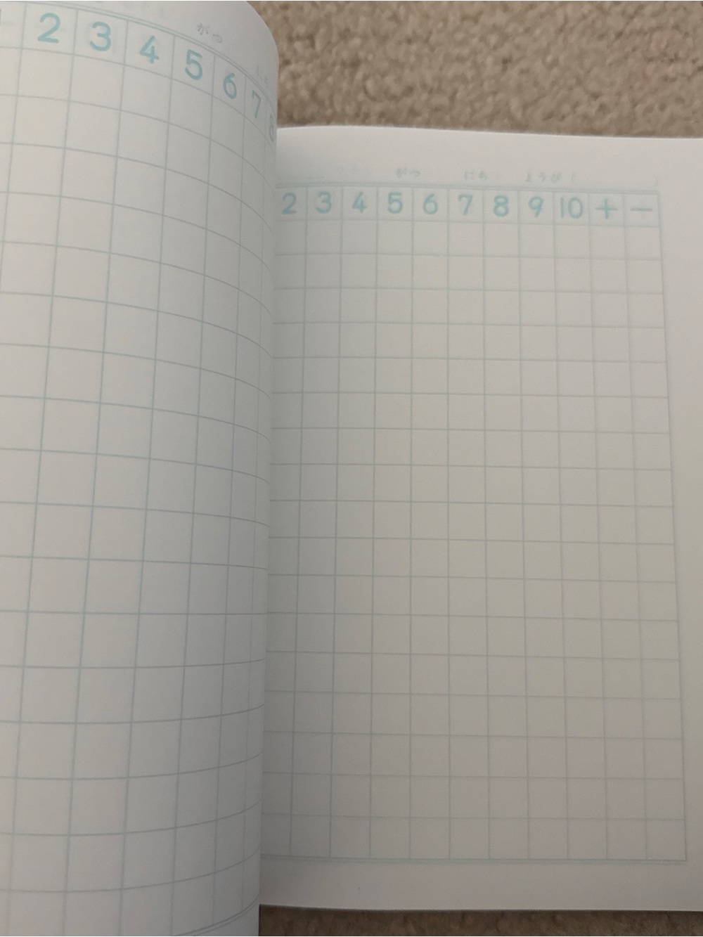 Japanese Grid Math Notebooks - (Set) - Picture 4 of 4